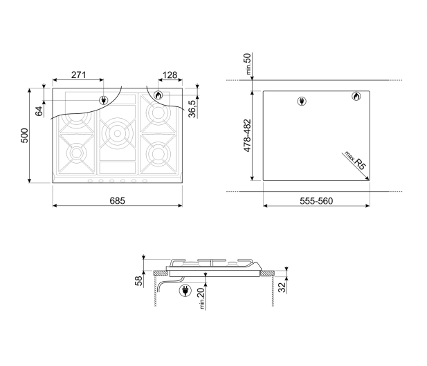SMEG SE70SGH-5 - 1390492 - zdjęcie 2